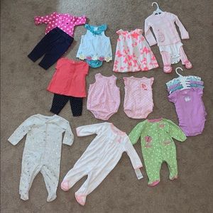 Baby Girl Clothing Lot